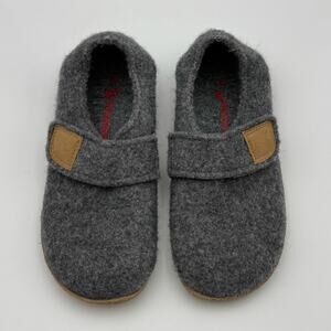 Giesswein Ultra Comfort Camden Gray Wool Slippers EUR 39 US 8 Washable Germany